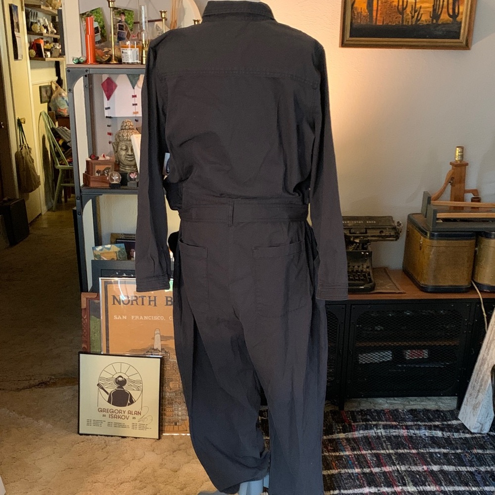 New w Tags Old Navy Women's Dark Grey Jumpsuit size XL - Picture 3 of 9